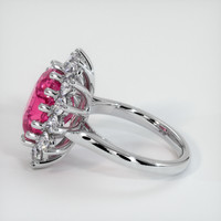 8.00 Ct. Sapphire Ring, 18K White Gold 4