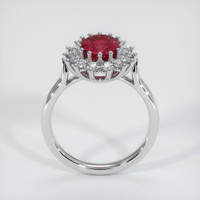 2.31 Ct. Ruby Ring, 18K White Gold 3