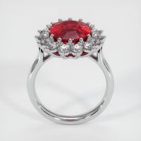 5.03 Ct. Ruby Ring, 18K White Gold 3