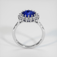 2.02 Ct. Sapphire Ring, 18K White Gold 3