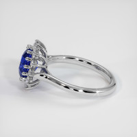 2.02 Ct. Sapphire Ring, 18K White Gold 4