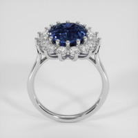 4.71 Ct. Blue Sapphire Ring, 18K White Gold 3