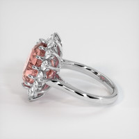 9.97 Ct. Sapphire Ring, 18K White Gold 4