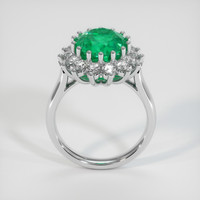 4.85 Ct. Emerald Ring, 18K White Gold 3