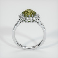 2.92 Ct. Sapphire Ring, 18K White Gold 3