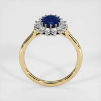 2.80 Ct. Blue Sapphire Ring, 14K White & Yellow 3