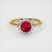 Ruby Ring 1.54 Ct. 14K White Yellow Preview
