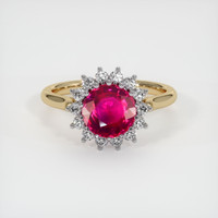 Ruby Ring 2.08 Ct., 14K White Yellow Preview