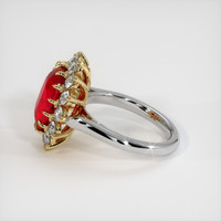 Ruby Ring 5.02 Ct. 14K White Yellow Preview