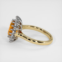 2.90 Ct. Sapphire Ring, 14K White & Yellow 4
