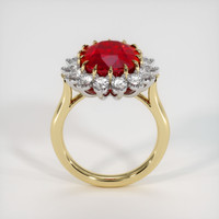 Ruby Ring 5.02 Ct. 18K White Yellow Preview