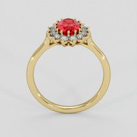 2.42 Ct. Ruby Ring, 10K Yellow Gold 3