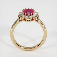 1.68 Ct. Purplish Red Ruby Ring, 10K Yellow Gold 3