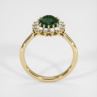 2.17 Ct. Green Sapphire Ring, 10K Yellow Gold 3