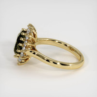 3.09 Ct. Color Change Sapphire Ring, 10K Yellow Gold 4