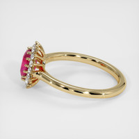 1.02 Ct. Ruby Ring, 14K Yellow Gold 4