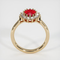 1.17 Ct. Ruby Ring, 14K Yellow Gold 3