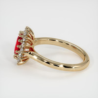1.30 Ct. Ruby Ring, 14K Yellow Gold 4
