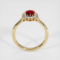 1.32 Ct. Ruby Ring, 14K Yellow Gold 3