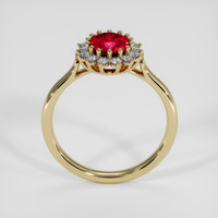 1.51 Ct. Ruby Ring, 14K Yellow Gold 3