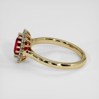 1.51 Ct. Ruby Ring, 14K Yellow Gold 4
