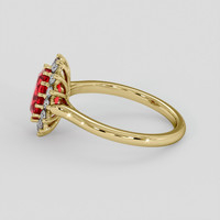 2.42 Ct. Ruby Ring, 14K Yellow Gold 4