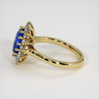 2.03 Ct. Blue Sapphire Ring, 14K Yellow Gold 4