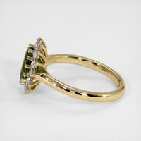 1.71 Ct. Green Sapphire Ring, 14K Yellow Gold 4
