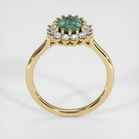 1.78 Ct. Bluish Green Sapphire Ring, 14K Yellow Gold 3