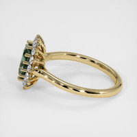 1.78 Ct. Bluish Green Sapphire Ring, 14K Yellow Gold 4