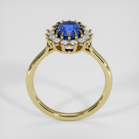 2.10 Ct. Blue Sapphire Ring, 14K Yellow Gold 3