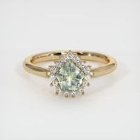 0.81 Ct. Sapphire Ring, 14K Yellow Gold 1