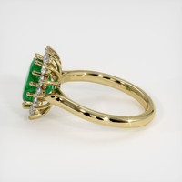 1.89 Ct. Emerald   Ring, 18K Yellow Gold 4