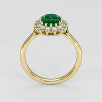 1.89 Ct. Emerald Ring, 18K Yellow Gold 3