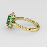 1.89 Ct. Emerald Ring, 18K Yellow Gold 4