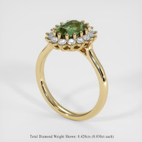 2.03 Ct. Gemstone Ring, 18K Yellow Gold 2