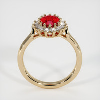 1.42 Ct. Ruby Ring, 18K Yellow Gold 3