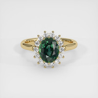 1.51 Ct. Sapphire Ring, 18K Yellow Gold 1