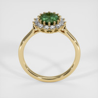 1.71 Ct. Green Sapphire Ring, 18K Yellow Gold 3