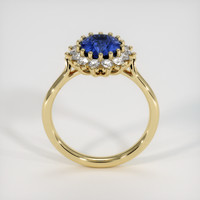 3.83 Ct. Sapphire Ring, 18K Yellow Gold 3