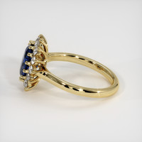 3.83 Ct. Sapphire Ring, 18K Yellow Gold 4