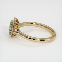 0.81 Ct. Sapphire Ring, 18K Yellow Gold 4