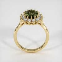 3.09 Ct. Color Change Sapphire Ring, 18K Yellow Gold 3