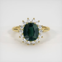 5.35 Ct. Sapphire Ring, 18K Yellow Gold 1