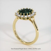 5.35 Ct. Sapphire Ring, 18K Yellow Gold 2
