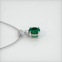 1.23 Ct. Emerald Pendant, Platinum 950 3