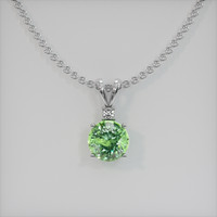 0.90 Ct. Gemstone Pendant, Platinum 950 1