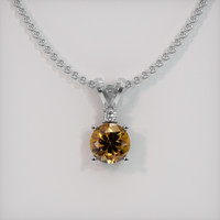 1.02 Ct. Gemstone Pendant, Platinum 950 1