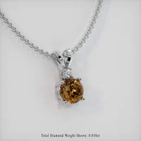 1.02 Ct. Gemstone Pendant, Platinum 950 2