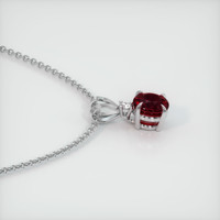 0.85 Ct. Ruby Pendant, Platinum 950 3